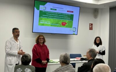 Jornada para pacientes en el Hospital Joan XXIII de Tarragona, junto al Dr. Feliu y la Dietista- Nutricionista Alba Guasch