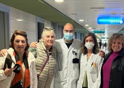 visita al Hospital Son Espases, preparando próxima jornada