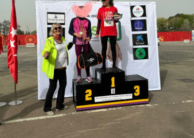 II Carrera/marcha Torrejón de Ardoz. 1ª Sara Lana - 2ª Leire Moreno