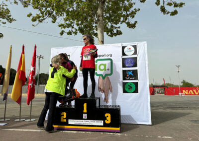 II Carrera/marcha Torrejón de Ardoz. 1ª Sara Lana - 2ª Leire Moreno