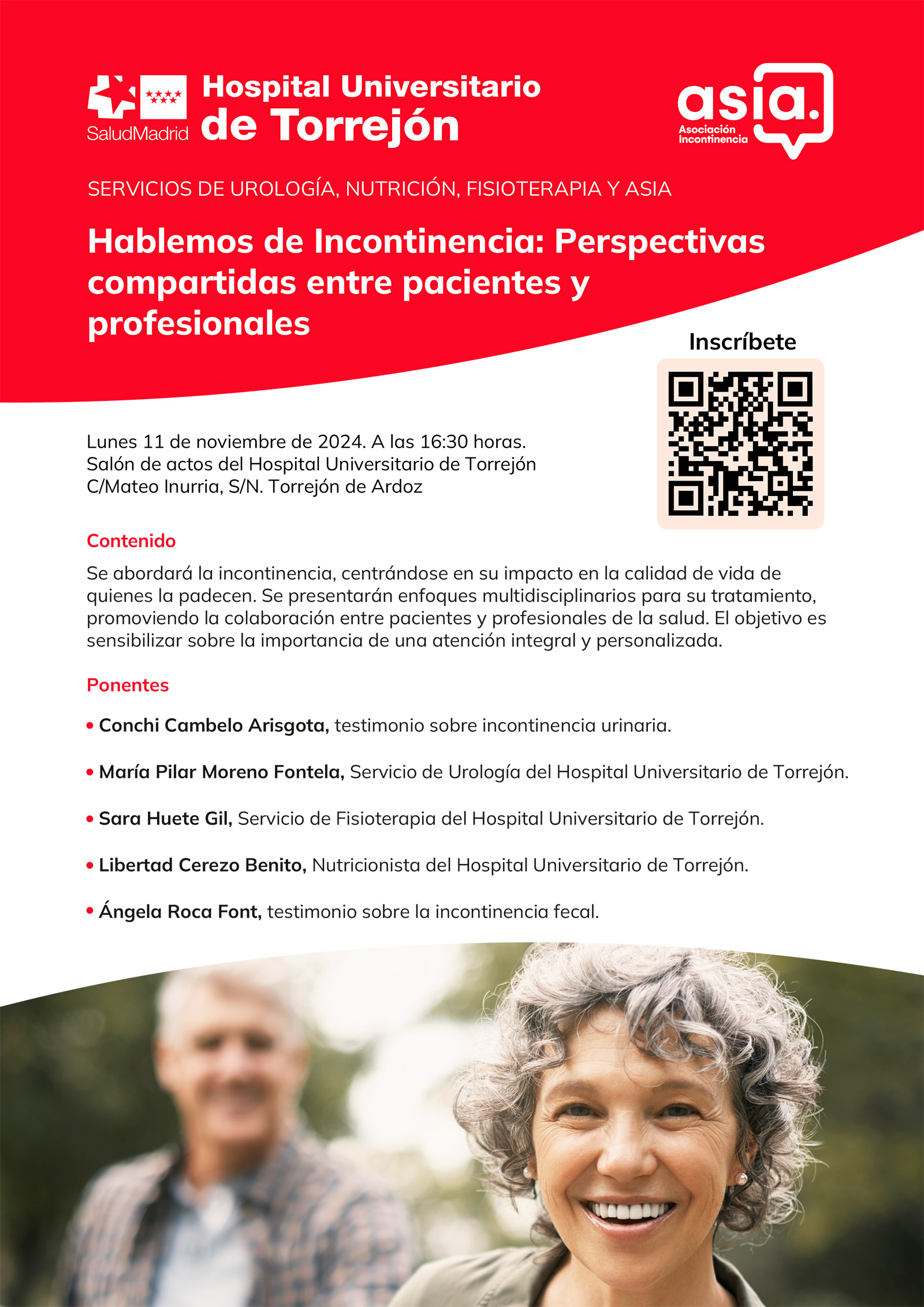 Jornada Incontinencia Torrejón de Ardoz